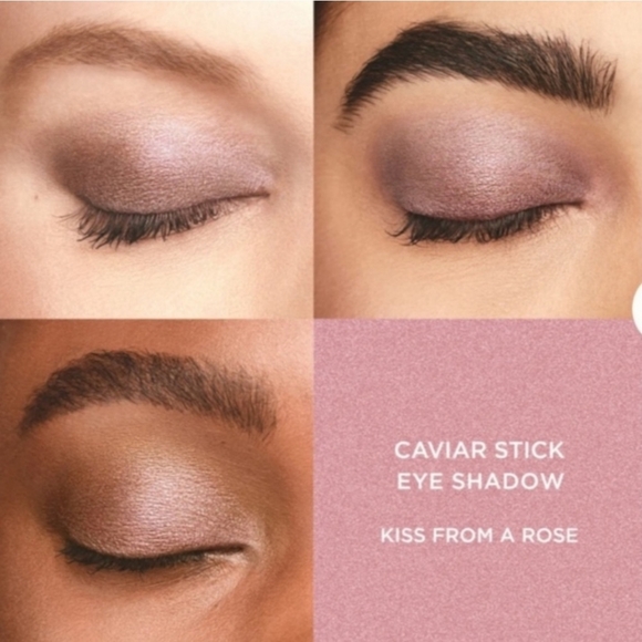 🌺Laura Mercier Kiss From A Rose Pearl Caviar Eyeshadow Stick Cream Eyesh - Picture 2 of 10